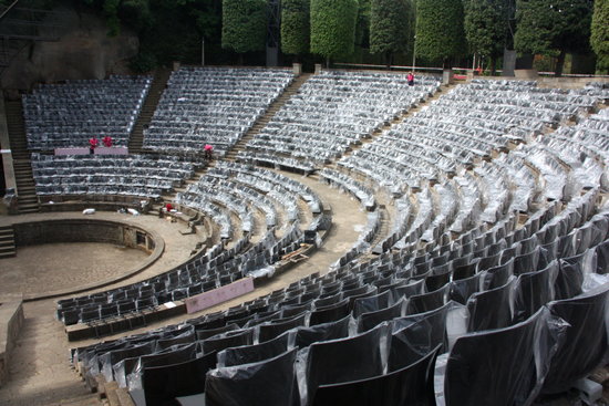 The Teatre Grec ampitheatre (by ACN)